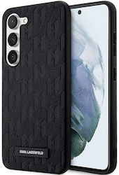 Karl Lagerfeld Saffiano Mono Metal Logo Черен (Galaxy S24+) Karl Lagerfeld Saffiano Mono Metal Logo Черен (Galaxy S24+)