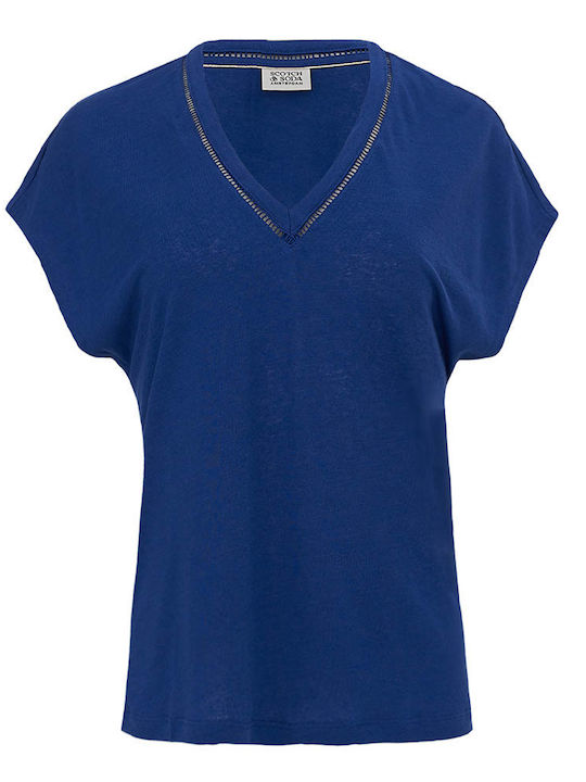 Scotch & Soda Damen T-Shirt Blue