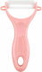 Estia Peeler/Cleaner for Fruits & Vegetables made of Plastic Pink 1pcs