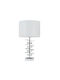 Zen Collection Table Lamp with White Shade and Base