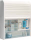 Primanova Bathroom Cabinet L42xW10xH48cm White