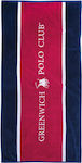 Greenwich Polo Club Beach Towel Red 180x90cm.