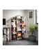 Bibliothek Braun 86x25x140cm