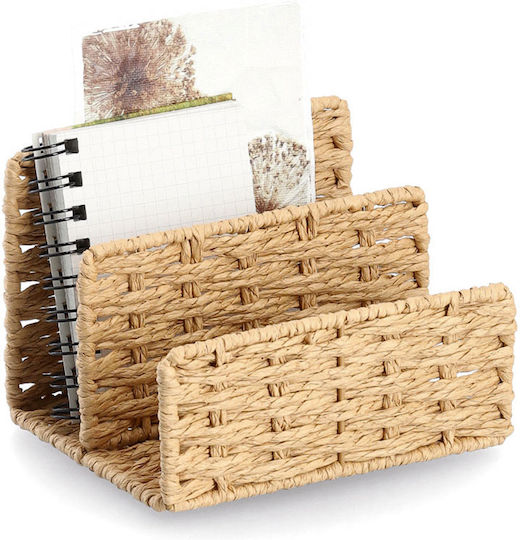 Paper Envelope Holder in Beige Color 1pcs 15.5x10.6x12.5cm