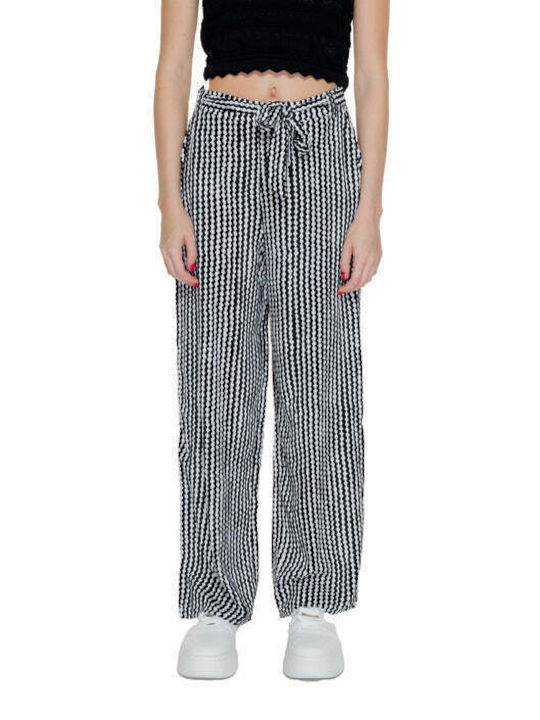 Only Pantaloni de damă Tesatura Pantaloni Negru