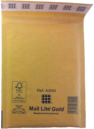 Aerofile Envelope Bag Type with Bubble Wrap 1pcs in Yellow Color