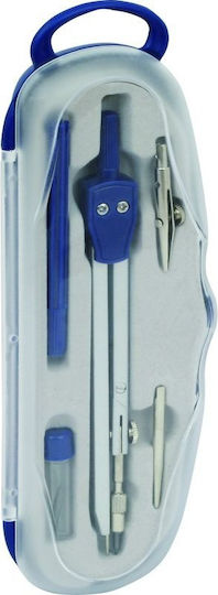 Grand Prix Metal Compas de marcat cu Creion Gray