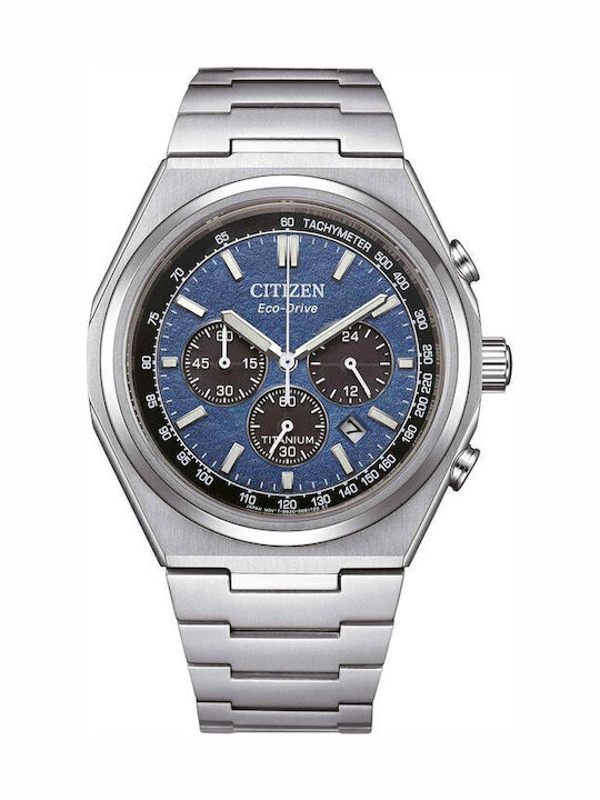 Citizen Ανδρικό Ρολόι 43mm Χρονογράφος Eco - Dr...