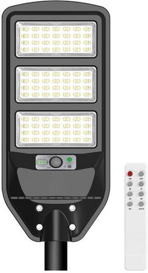 Vito Street Solar Light 120W 1800lm Cold White 6000K with Motion Sensor, Photocell and Remote Control IP65