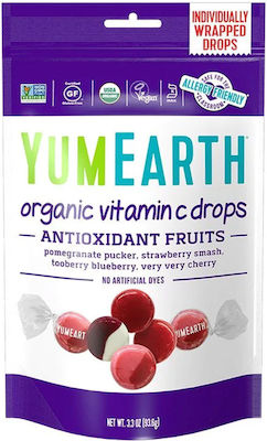 YumEarth Lollipops Organic Pop with Flavor Tooberry Blueberry 1pcs