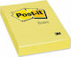 3M Sticky Note Pads in Cube 90 Sheets Yellow 4.8x7.3cm Super