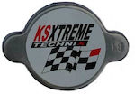 KSX Motorcycle Radiator Cap Silver KD13BAR