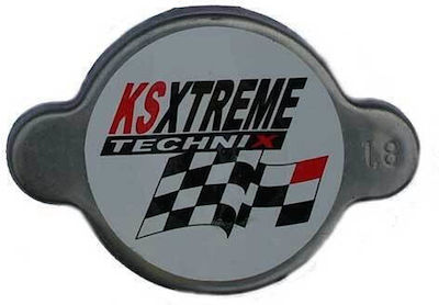 KSX Motorcycle Radiator Cap Silver KD13BAR