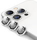 3pcs Back Kameraschutz Gehärtetes Glas Silver für das iPhone 12 Pro Max