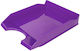 Office Products Plastic Filing Tray Purple