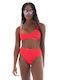 4Giveness Bikini Set Top & Slip Bottom Red