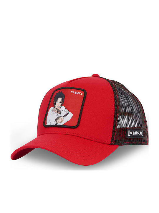 Capslab Naruto Men's Trucker Cap Red