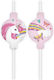 Procos Unicorn Straws Paper Multicolored 4pcs