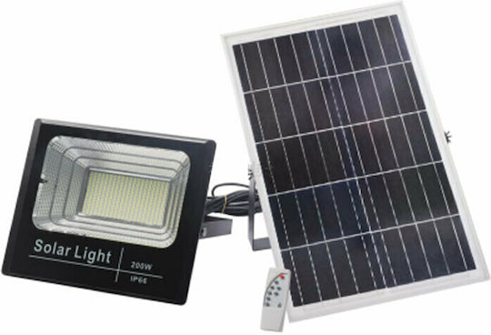 Jortan Lumini De Inundație Cu LED-uri Solar Etanș 200W Alb Rece 6500K Cu Senzor De Mișcare Și Telecomandă IP66