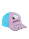 Superheroes Kids' Hat Jockey Fabric Snoopy Light Blue
