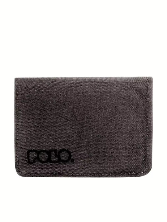 Polo Small Portofel bărbătesc Carduri cu RFID Gri