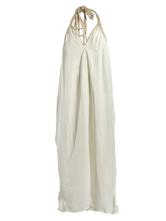 Ble Resort Collection Maxi Φόρεμα Λευκό