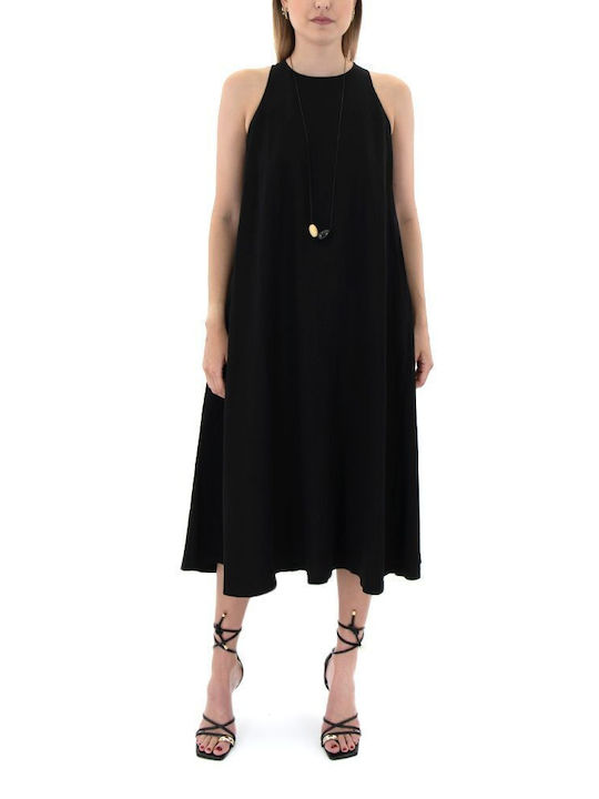 Namaste Midi Kleid Schwarz