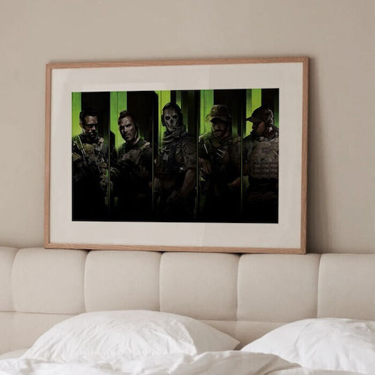 Walls Call Of Duty Modern Warfare 2 Frame Wooden natural frame 30x20cm