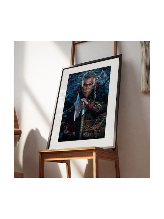 Walls Grupo Erik With Eivor Axe Frame Wooden white frame 60x90cm