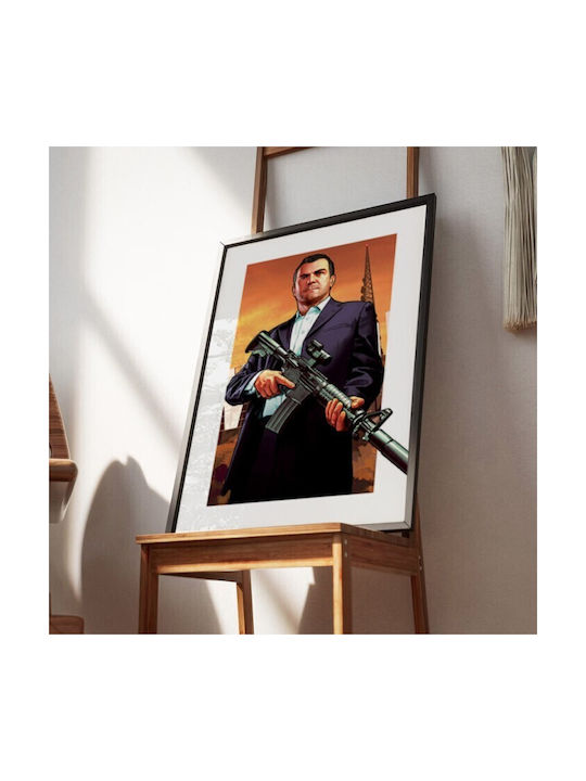 Walls Michael De Santa Frame Wooden natural frame 40x50cm