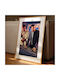 Walls Franklin Clinton And Michael De Santa Frame Wooden white frame 40x50cm