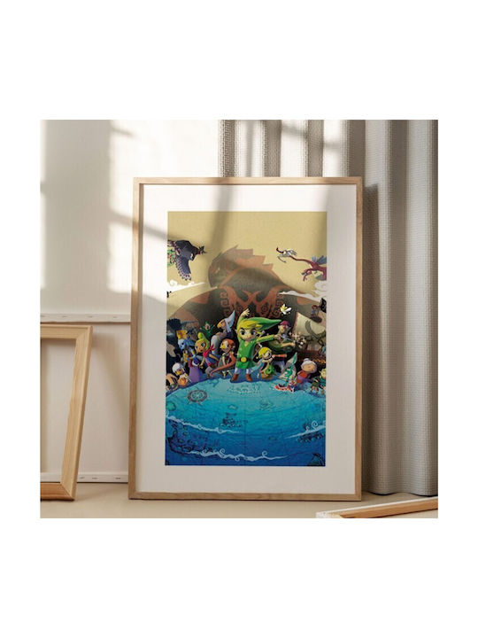 Walls The Legend Of Zelda: The Wind Waker Frame Wooden natural frame 15x20cm