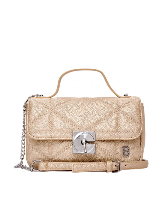 Bag to Bag Γυναικεία Τσάντα Χιαστί Χρυσή