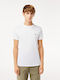 Lacoste Ανδρικό T-shirt Κοντομάνικο White