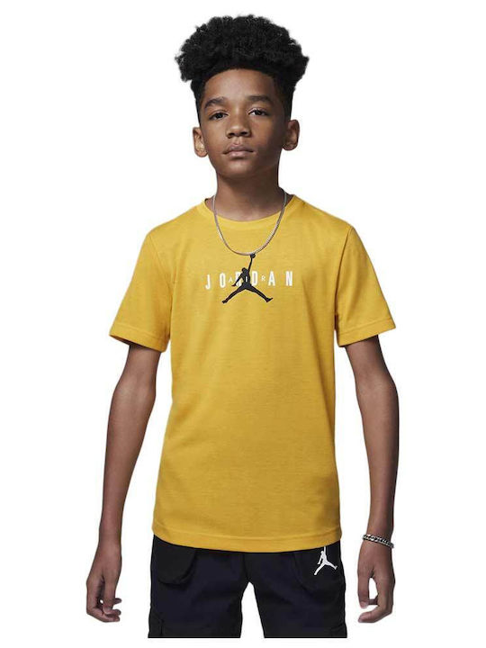 Jordan Kids' T-shirt Yellow Jumpman