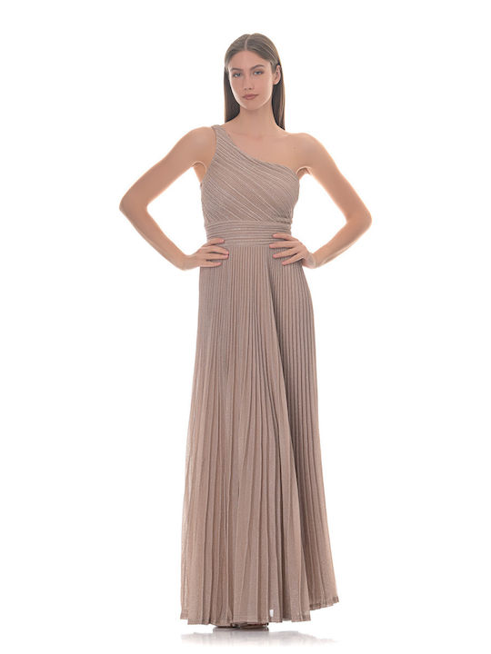 Farmaki Maxi Φόρεμα Nude