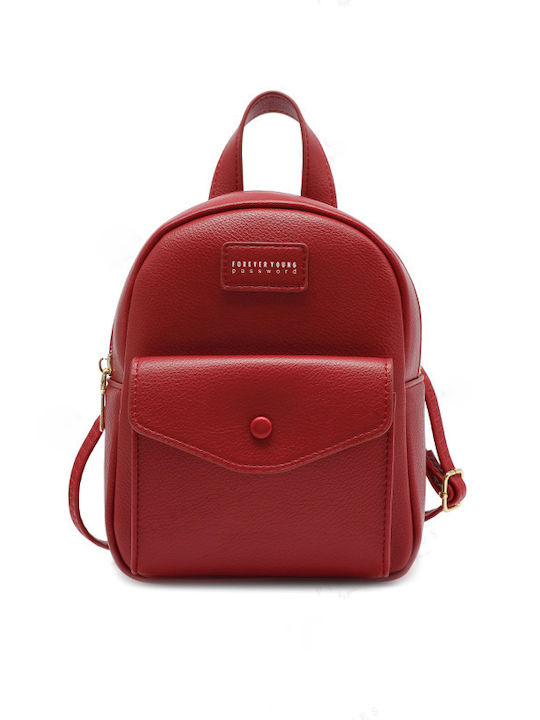 Pierre Loues Damen Tasche Rucksack Rot