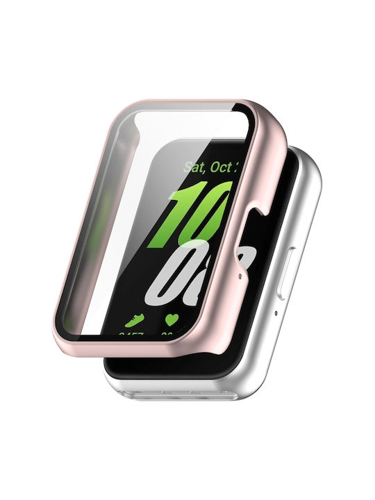 2 în 1 Carcasă de protecție + Sticlă temperată pentru Samsung Galaxy Fit 3 Roz