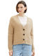 Tom Tailor Women's Knitted Cardigan Sandy Beige