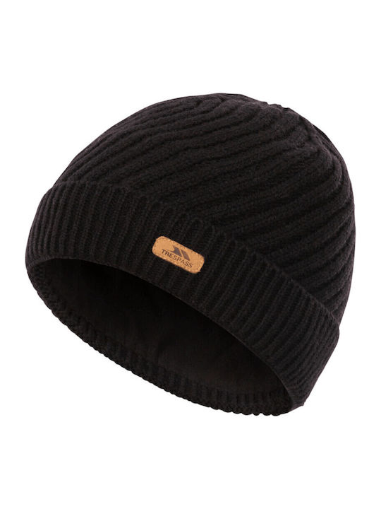 Pom Pom Beanie Frauen Beanie Gestrickt in Schwarz Farbe