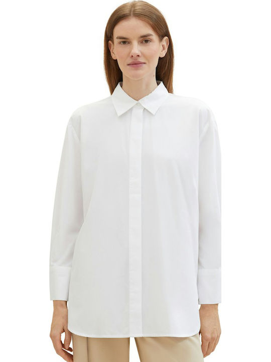 Women's Long Sleeve Shirt White