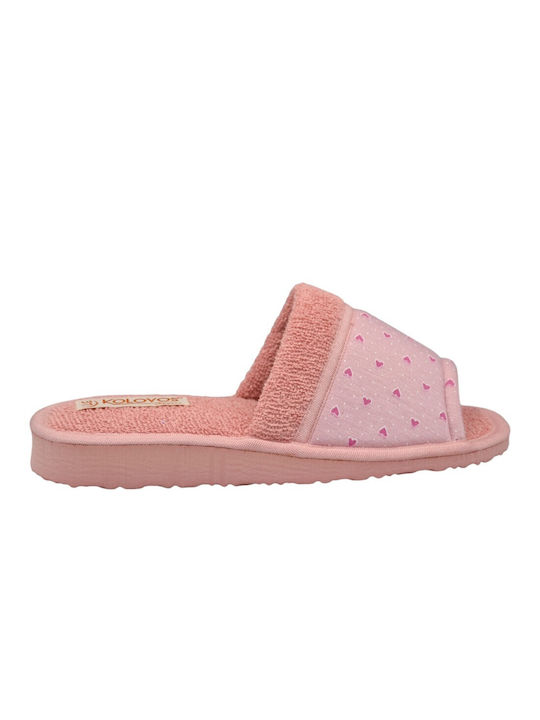 Kolovos Winter Women's Slippers in Pink color