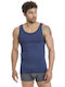 Men's Undershirt Sleeveless in Navy Blue Color