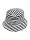 Venere Kids' Hat Bucket Fabric Black Lines