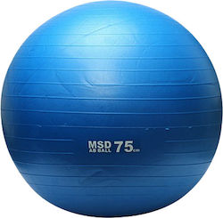 MVS In Motion Μπάλα Pilates 75cm σε Μπλε Χρώμα