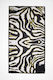 Cotton Beach Towel Zebra Print White