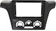 DIN Fascia Panels 2 Din Compatible with Screen 9" for Mitsubishi Outlander with A/C