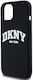 Dkny Handyhülle für iPhone 11, kompatibel mit Magsafe, Dkhmn61snyach Dkny Hc Magsafe Silikon in Weiß mit Arch-Logo, Schwarz