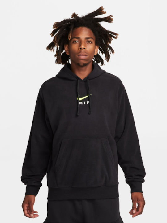 Nike Air Hoody Polar Herren Sweatshirt mit Kapuze Schwarz