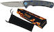 Tokisu Damast Taschenmesser CNC Blau Faser 1888...